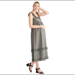 NWT Hatch Maternity Rafaela Dress in Green Size 3
